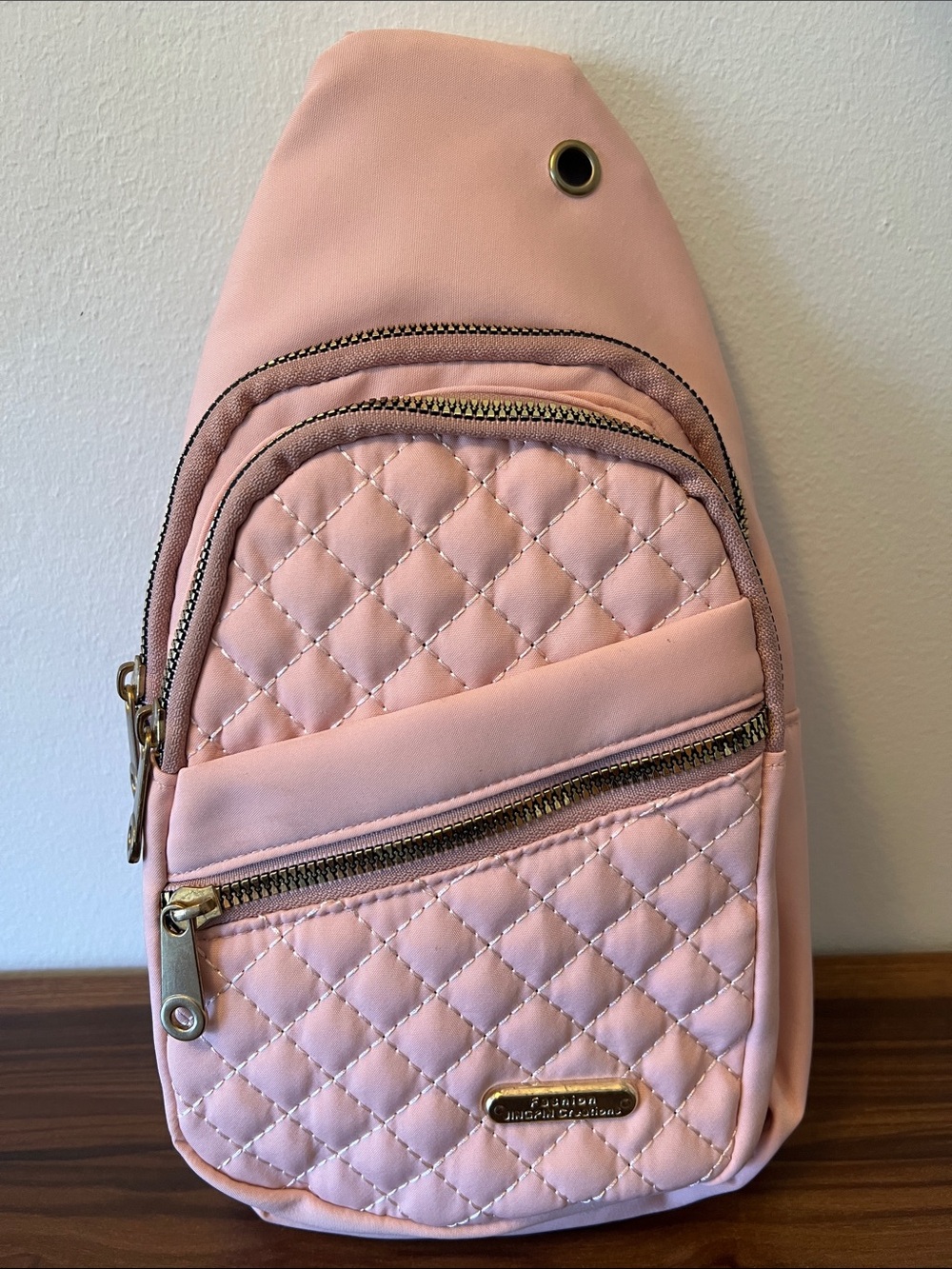 Fashion Jingpin Creations Small Pink Backpack Crossbody Bag